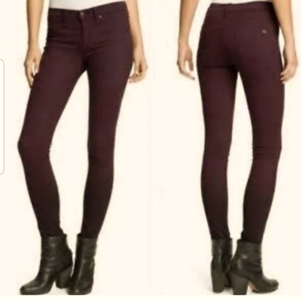 Rag & Bone mulberry super skinny women's legging jean size 26